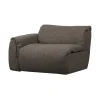 WOOOD Modulaire Banken|Baggy 1-zits element met arm links warmgrijs melange