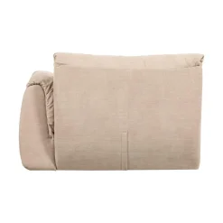 WOOOD Modulaire Banken|Baggy 1-zits element met arm rechts geweven chenille zand