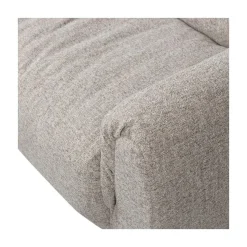 WOOOD Modulaire Banken|Baggy 1-zits element met arm rechts naturel melange