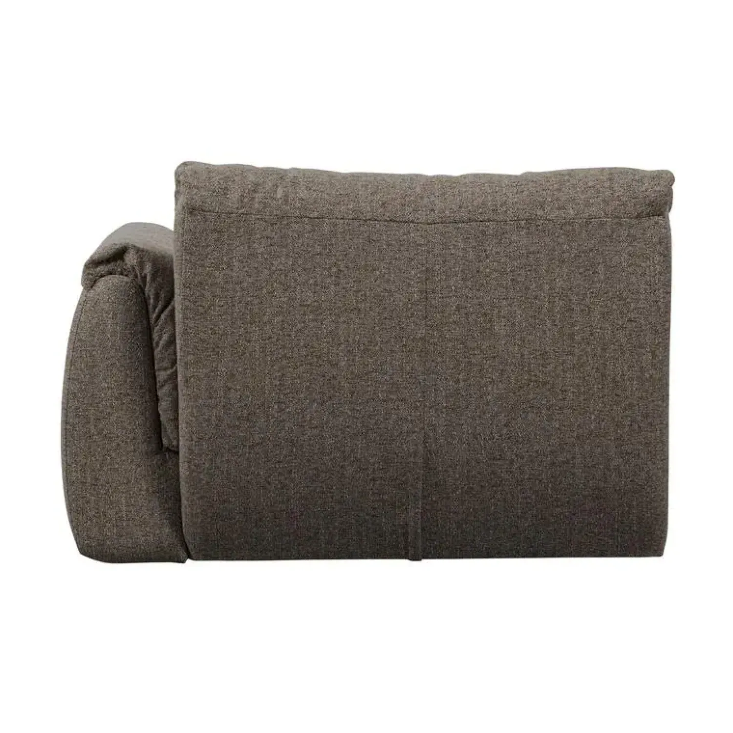 WOOOD Modulaire Banken|Baggy 1-zits element met arm rechts warmgrijs melange