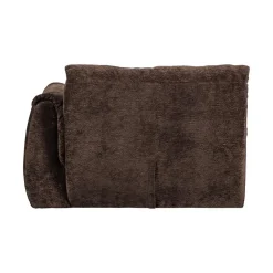 WOOOD Modulaire Banken|Baggy 1-zits element met arm rechts chenille donkerbruin
