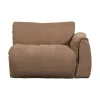 WOOOD Modulaire Banken|Baggy 1-zits element met arm rechts geweven chenille bruin