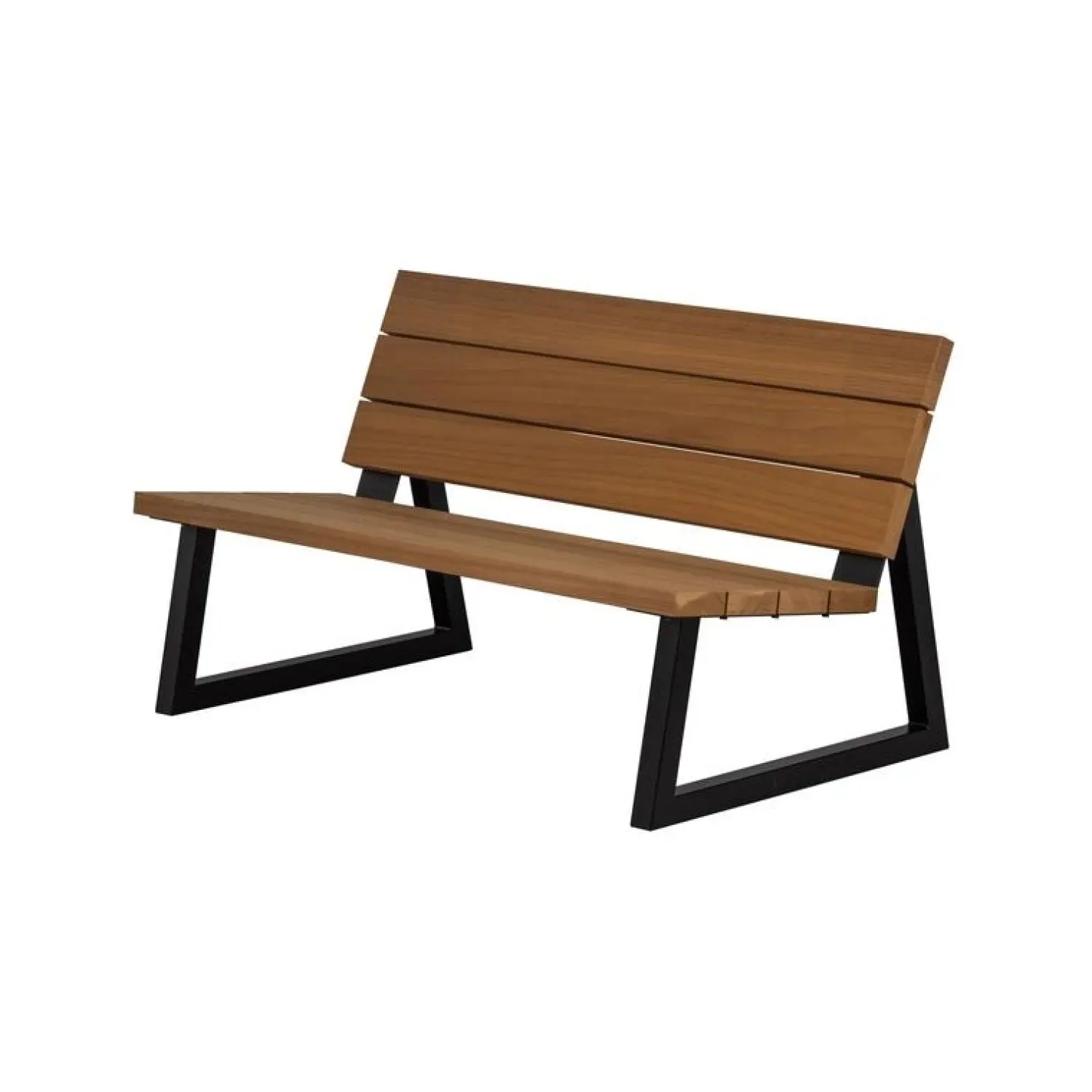 WOOOD Tuinbanken|Banco Tuinbank hout/metaal naturel 138cm