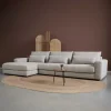 Pepp Hoekbanken|Bank Como met chaise longue links – Grijs Puente 09 general