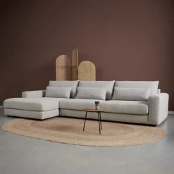 Pepp Hoekbanken|Bank Como met chaise longue links – Grijs Puente 09 general