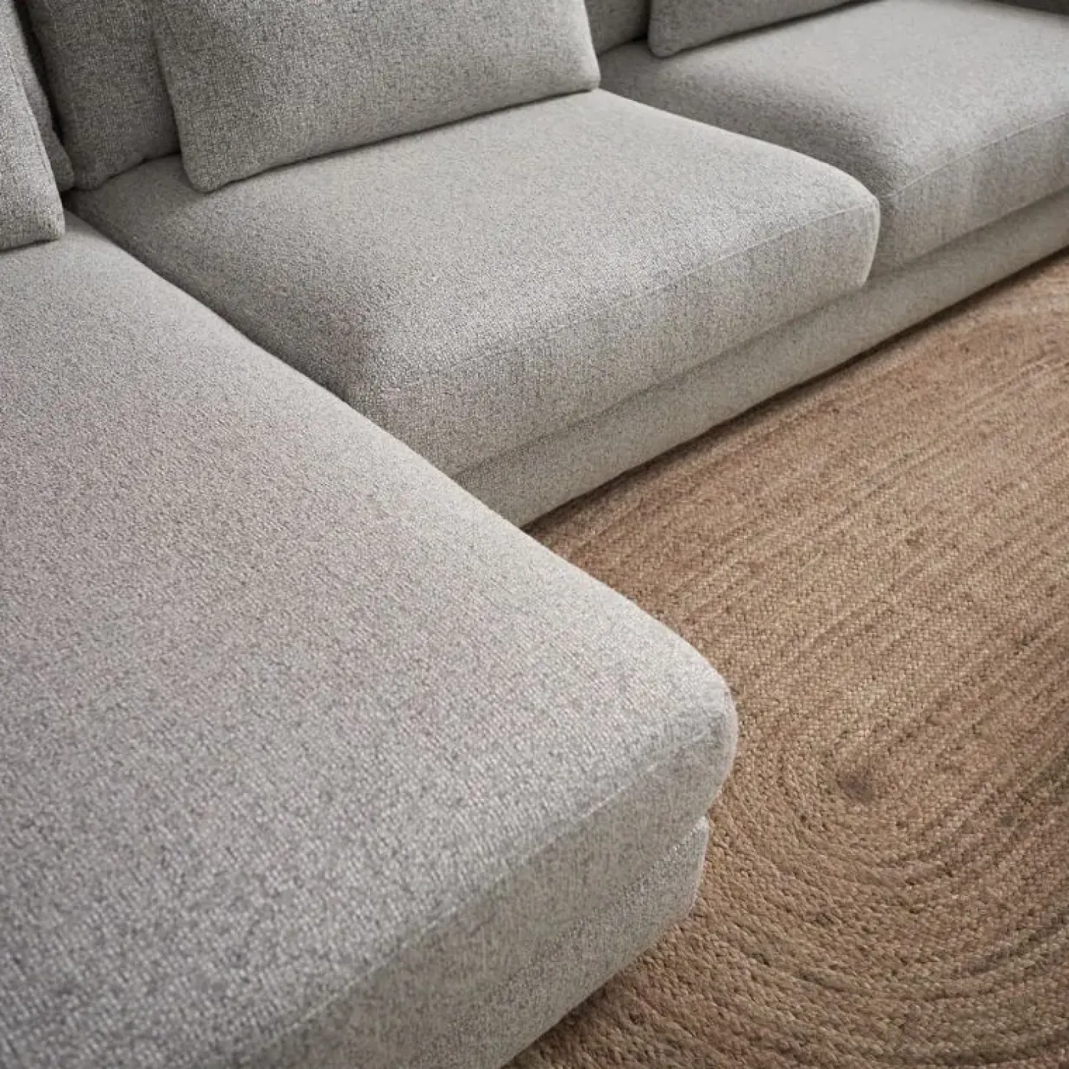 Pepp Hoekbanken|Bank Como met chaise longue links – Grijs Puente 09 general