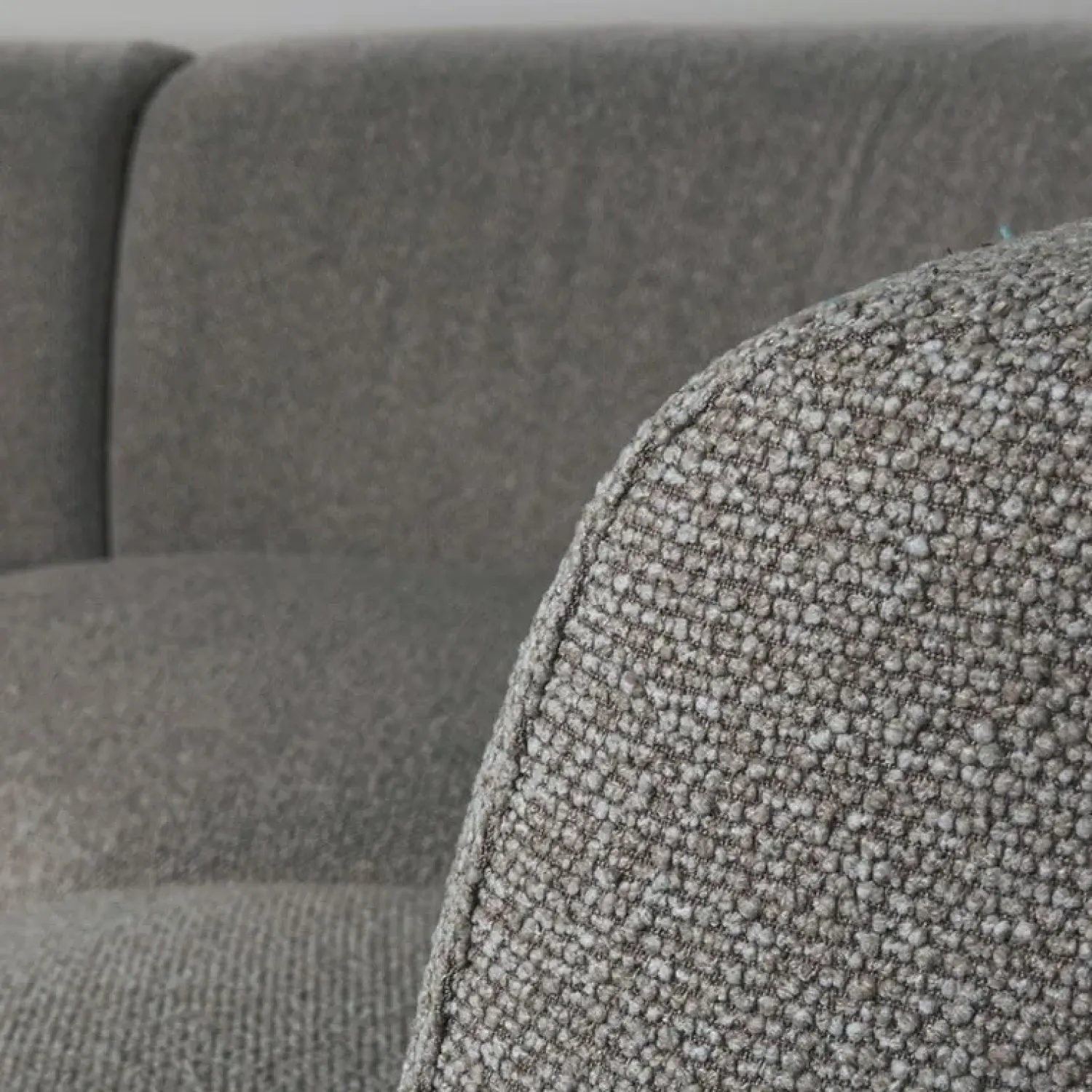 Label51 Loungebanken|Bank Florence Grijs Boucle 350cm