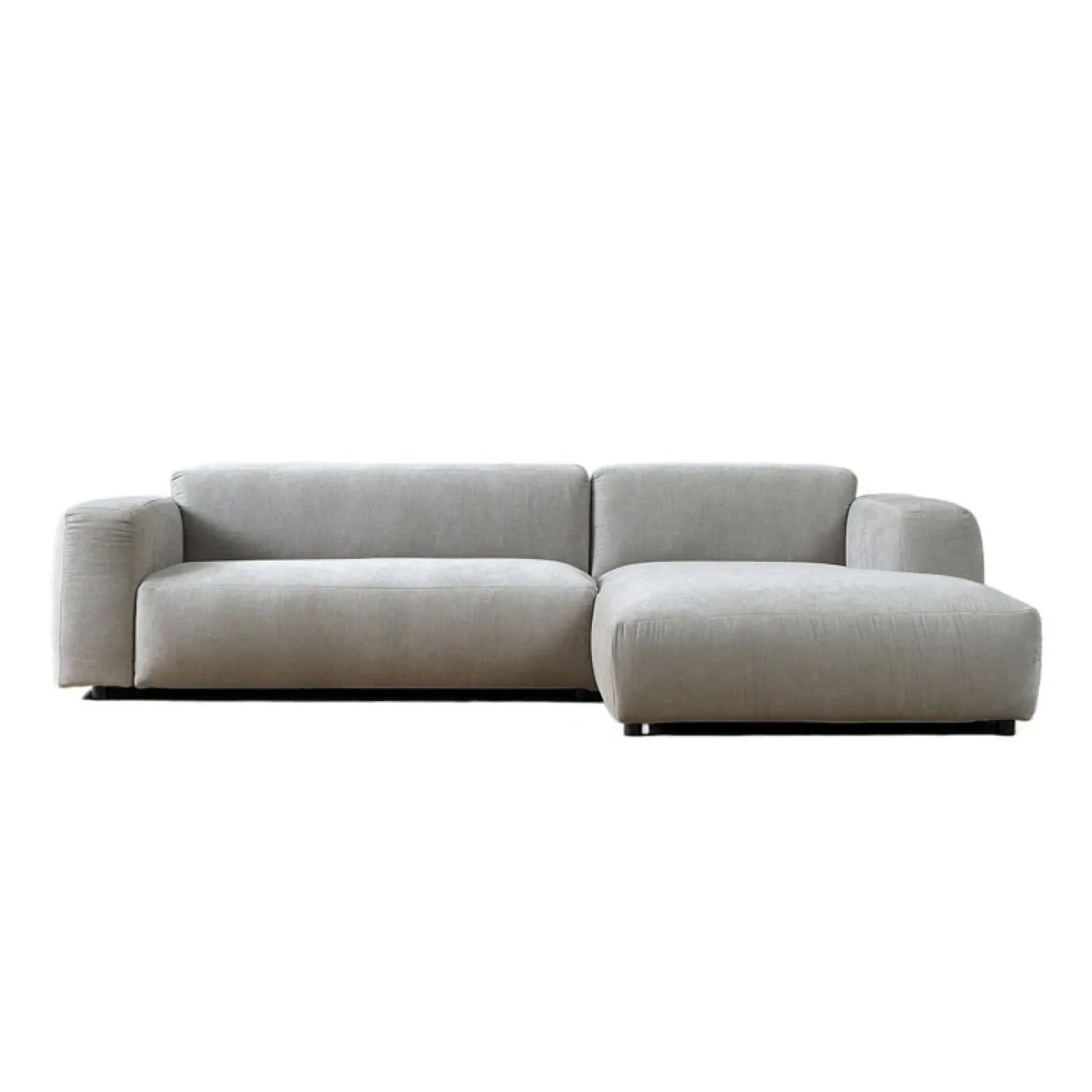 Pepp Hoekbanken|Bank Ocean Chaise longue rechts - Boston Cement Linnen