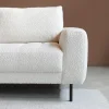 Pepp Hoekbanken|Bank Oreo Chaise longue links bouclé wit
