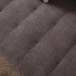Pepp Hoekbanken|Bank Oreo Chaise longue links linnen bruin