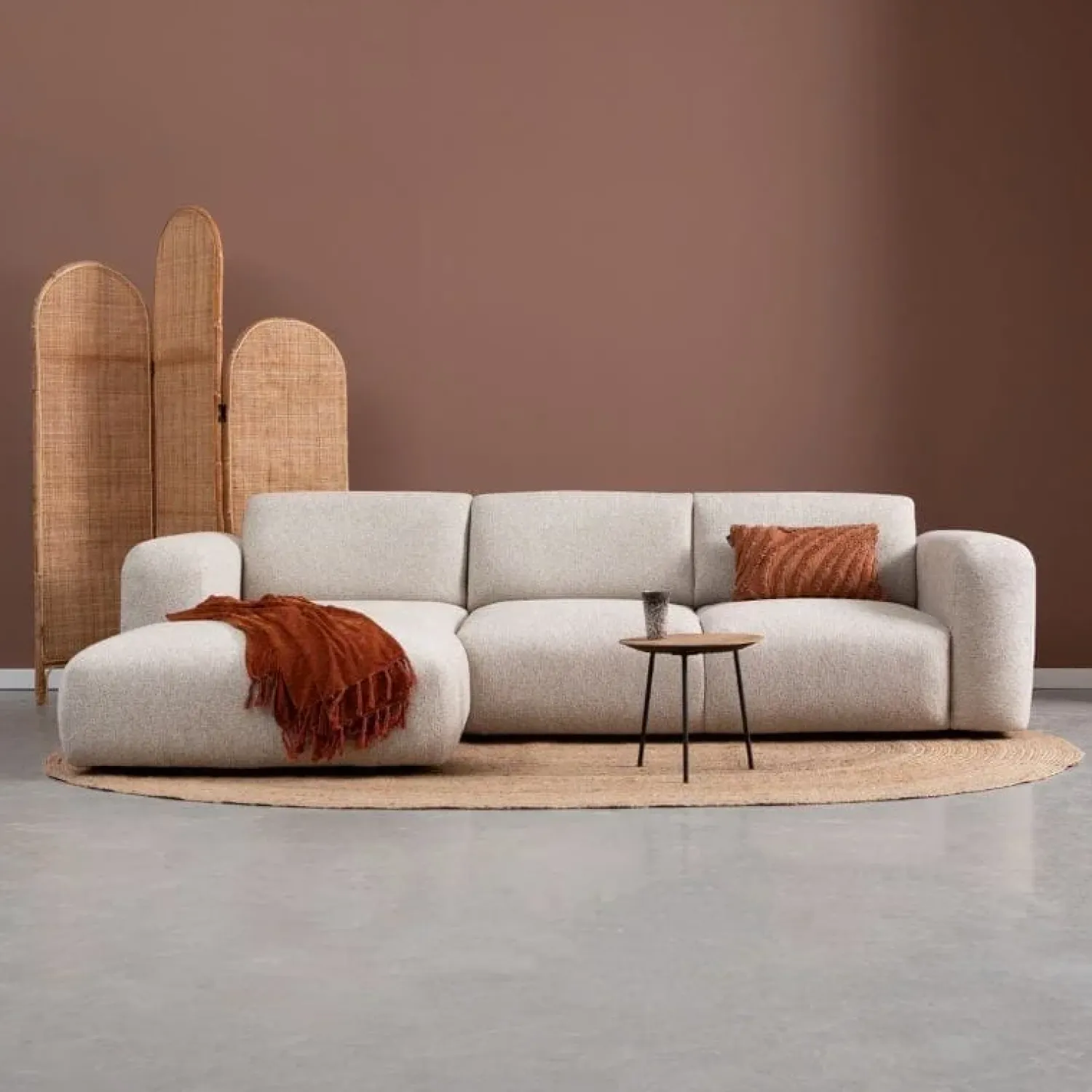 Pepp Hoekbanken|Bank Soul Chaise longue links - Sole 05 stof