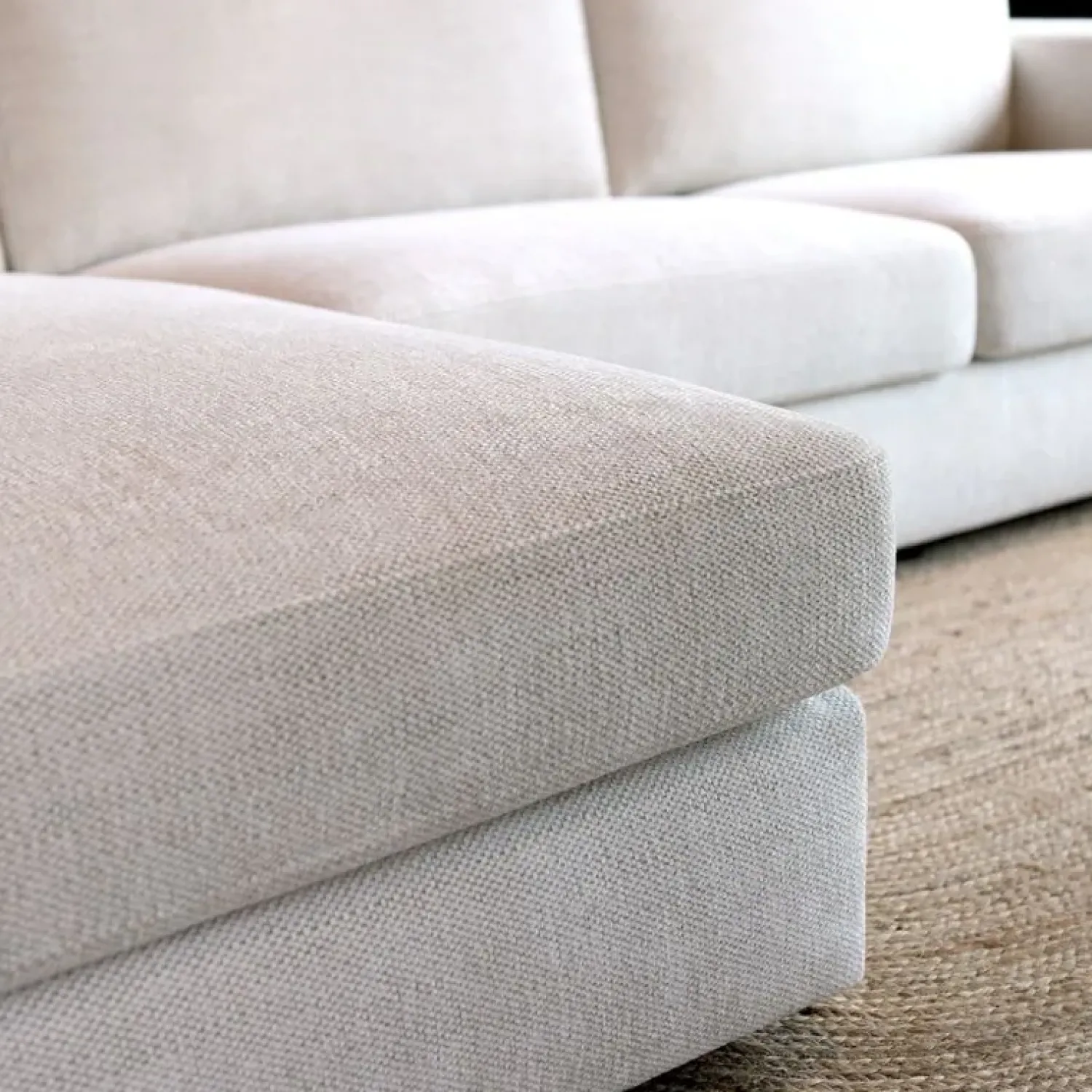 Pepp Hoekbanken|Bank Uno Chaise longue links Modesto wit