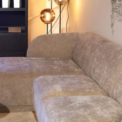 EasyFurn Modulaire Banken|Loungebanken|Bank Ziva (Divan rond links+2-zits zonder armen+Longchair rond rechts)