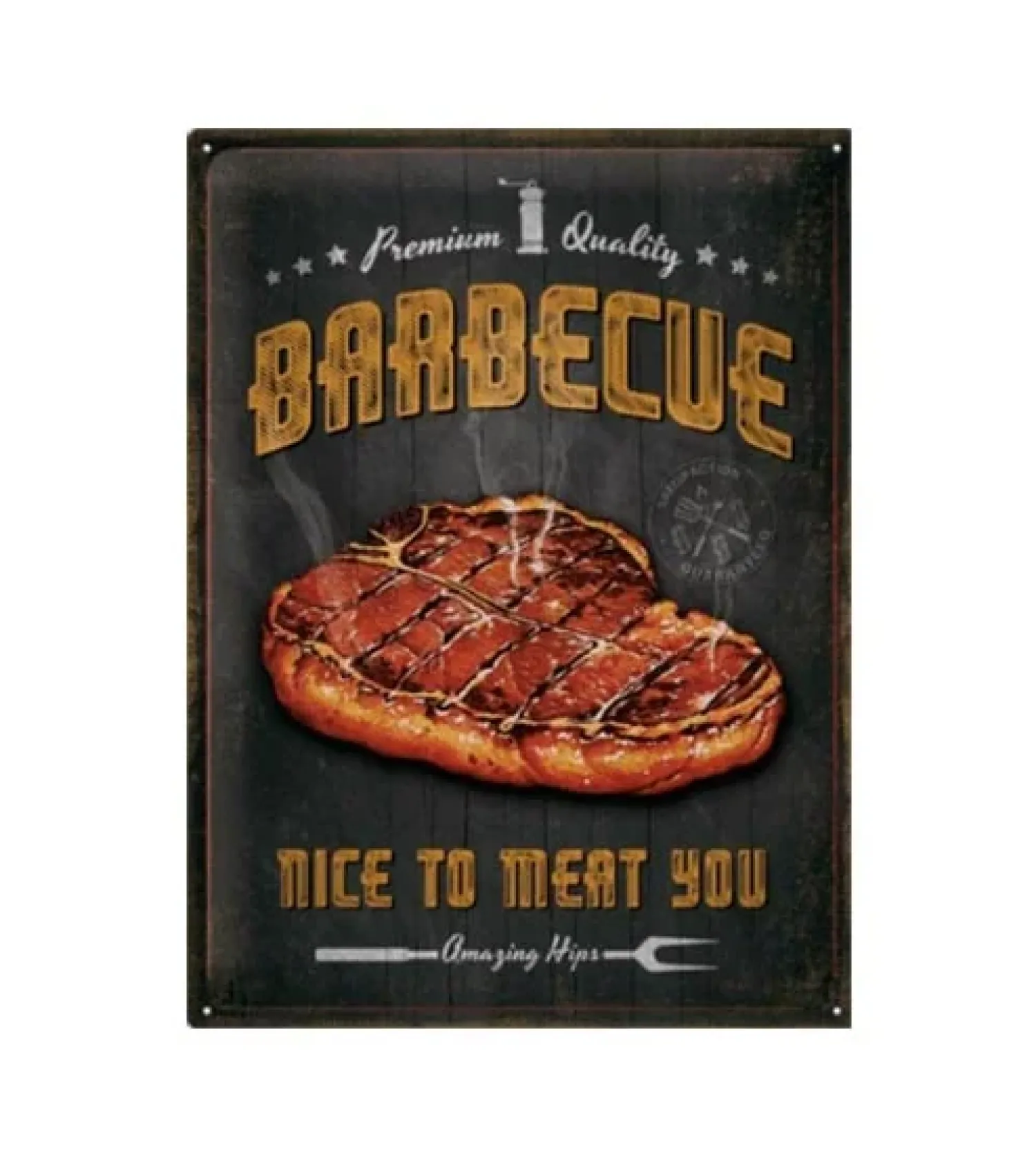 Metal Signs Metalen Borden|Barbeque Premium Quality - metalen bord