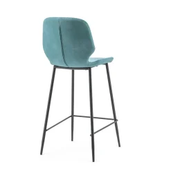 By Boo Barkrukken|Barkruk Seashell hoog blue