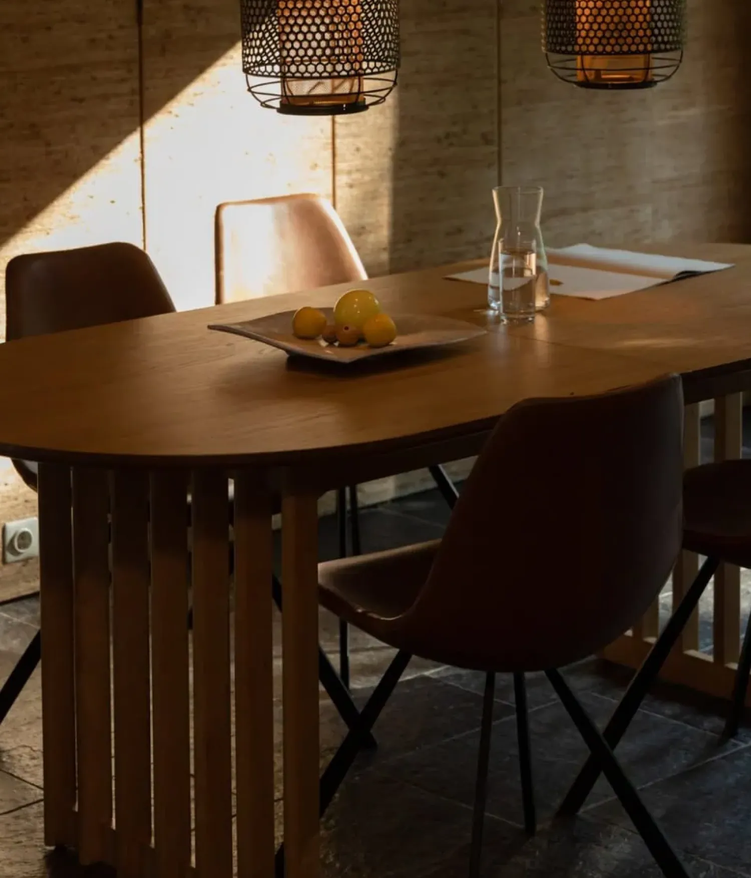 Dutchbone Eettafels|Barlet uitschuifbare Eettafel Eikenhout 200cm