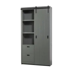 vtwonen Wandkasten|Industriele Kasten|Barn Wandkast Bezaagd Soap 122cm
