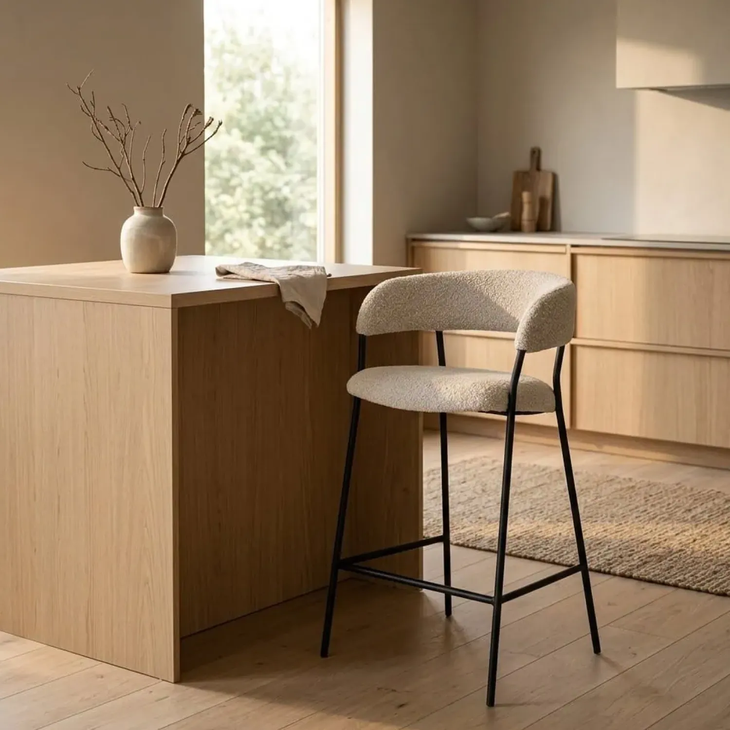 Eleonora Barkrukken|Barstoel Luka beige copenhagen