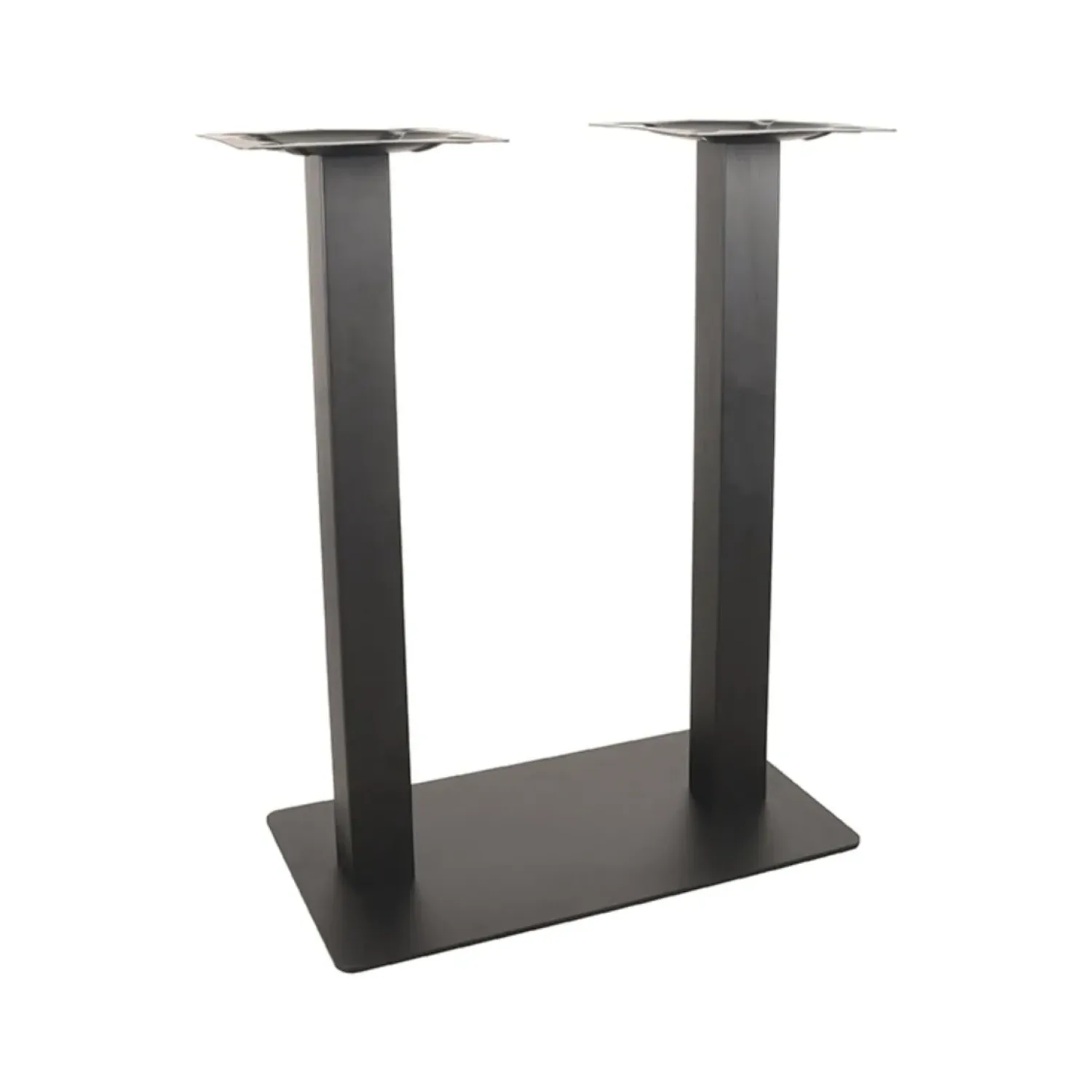 Label51 Onderstellen|Bartafel Tafelpoot Dubbel Zwart Metaal Dubbel 92cm