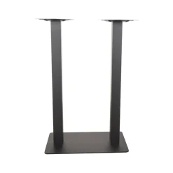 Label51 Onderstellen|Bartafel Tafelpoot Dubbel Zwart Metaal Dubbel 108cm