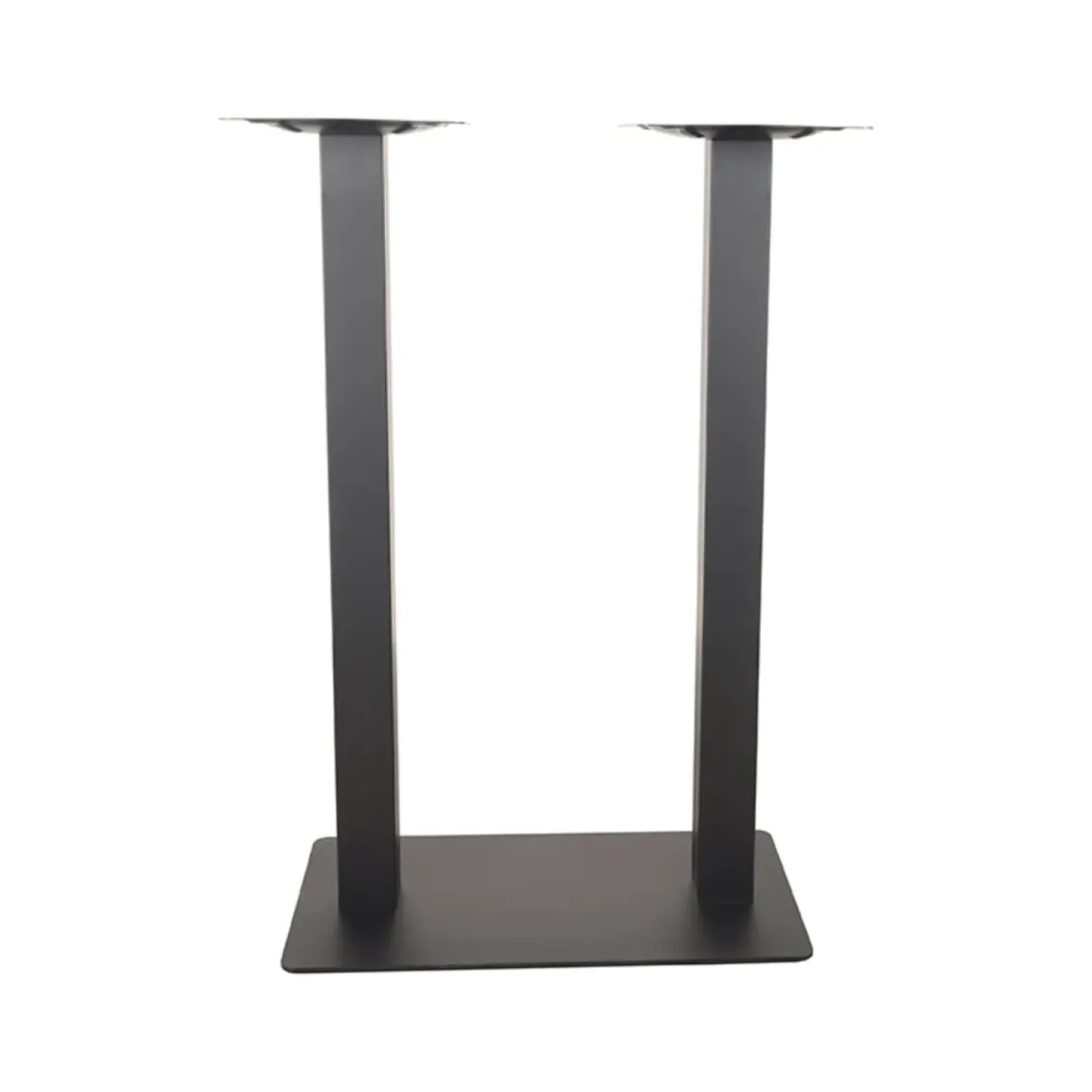 Label51 Onderstellen|Bartafel Tafelpoot Dubbel Zwart Metaal Dubbel 108cm