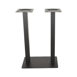 Label51 Onderstellen|Bartafel Tafelpoot Dubbel Zwart Metaal Dubbel 108cm