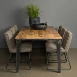 Tower living Eettafels|Basto Eettafel mango naturel matt 200x100cm