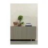 WOOOD Dressoirs|Industriele Kasten|Basu Dressoir grenen mud 200 cm
