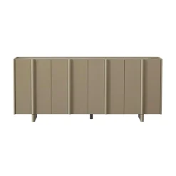 WOOOD Dressoirs|Industriele Kasten|Basu Dressoir grenen mud 200 cm