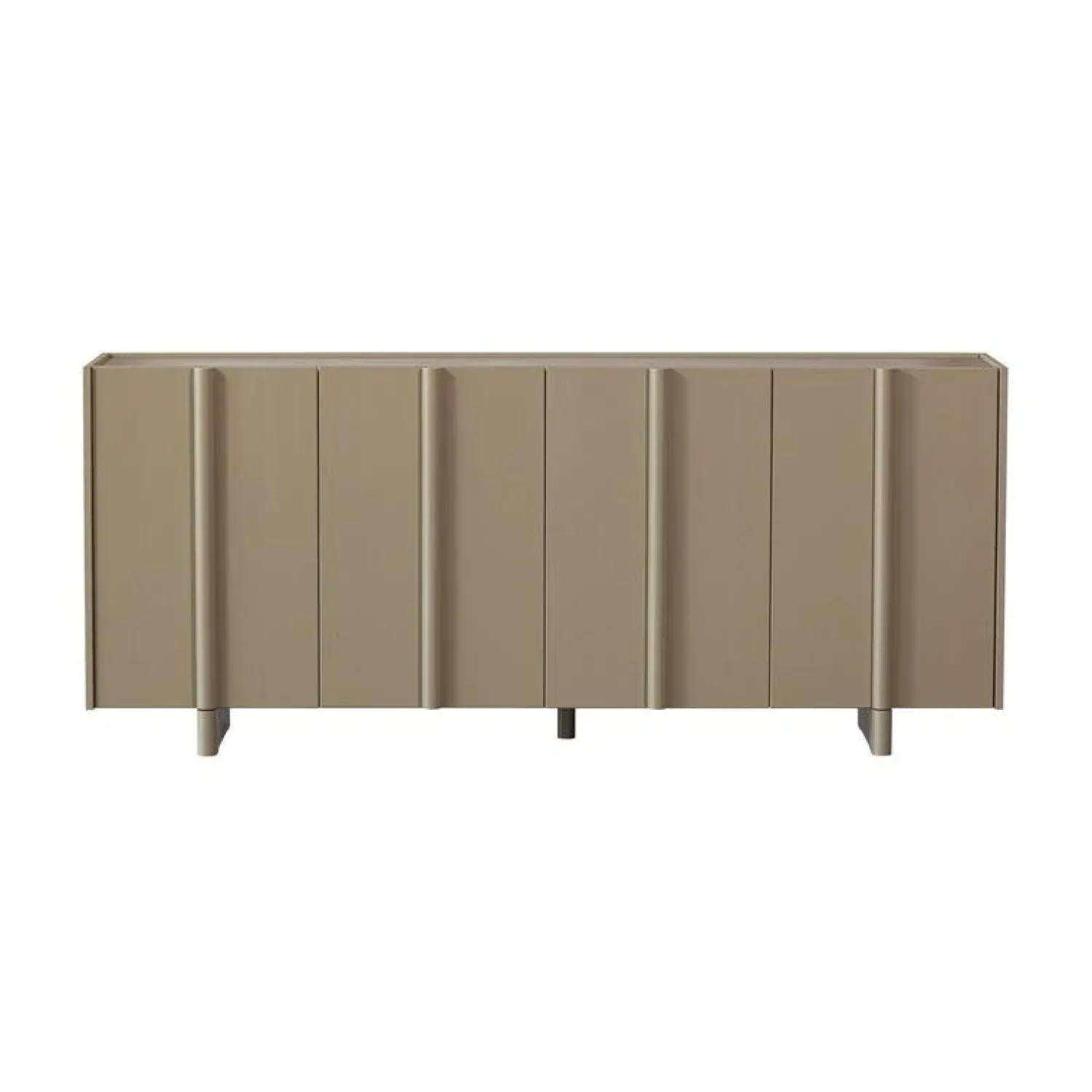 WOOOD Dressoirs|Industriele Kasten|Basu Dressoir grenen mud 200 cm