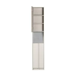 WOOOD Wandkasten|Industriele Kasten|Basu Smalle kast grenen dust 40 cm