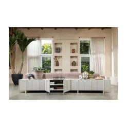 WOOOD Industriele Kasten|Tv Meubels|Basu Tv meubel grenen dust 152 cm