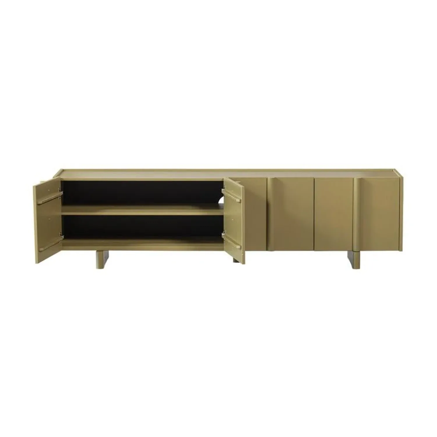 WOOOD Industriele Kasten|Tv Meubels|Basu Tv meubel grenen moss 200 cm