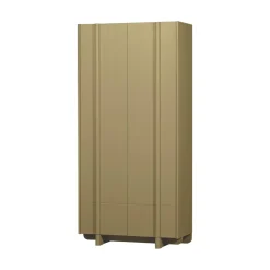 WOOOD Wandkasten|Industriele Kasten|Basu Wandkast grenen moss 101 cm