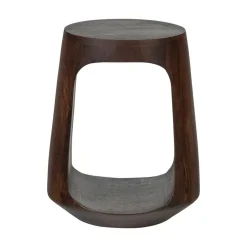 WOOOD Bijzettafels|Bayo Bijzettafel mangohout walnoot 33cm