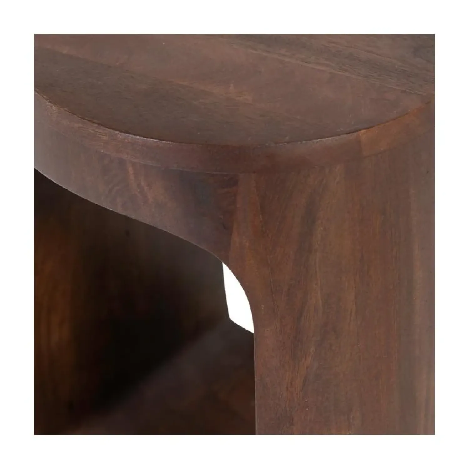 WOOOD Bijzettafels|Bayo Bijzettafel mangohout walnoot 33cm
