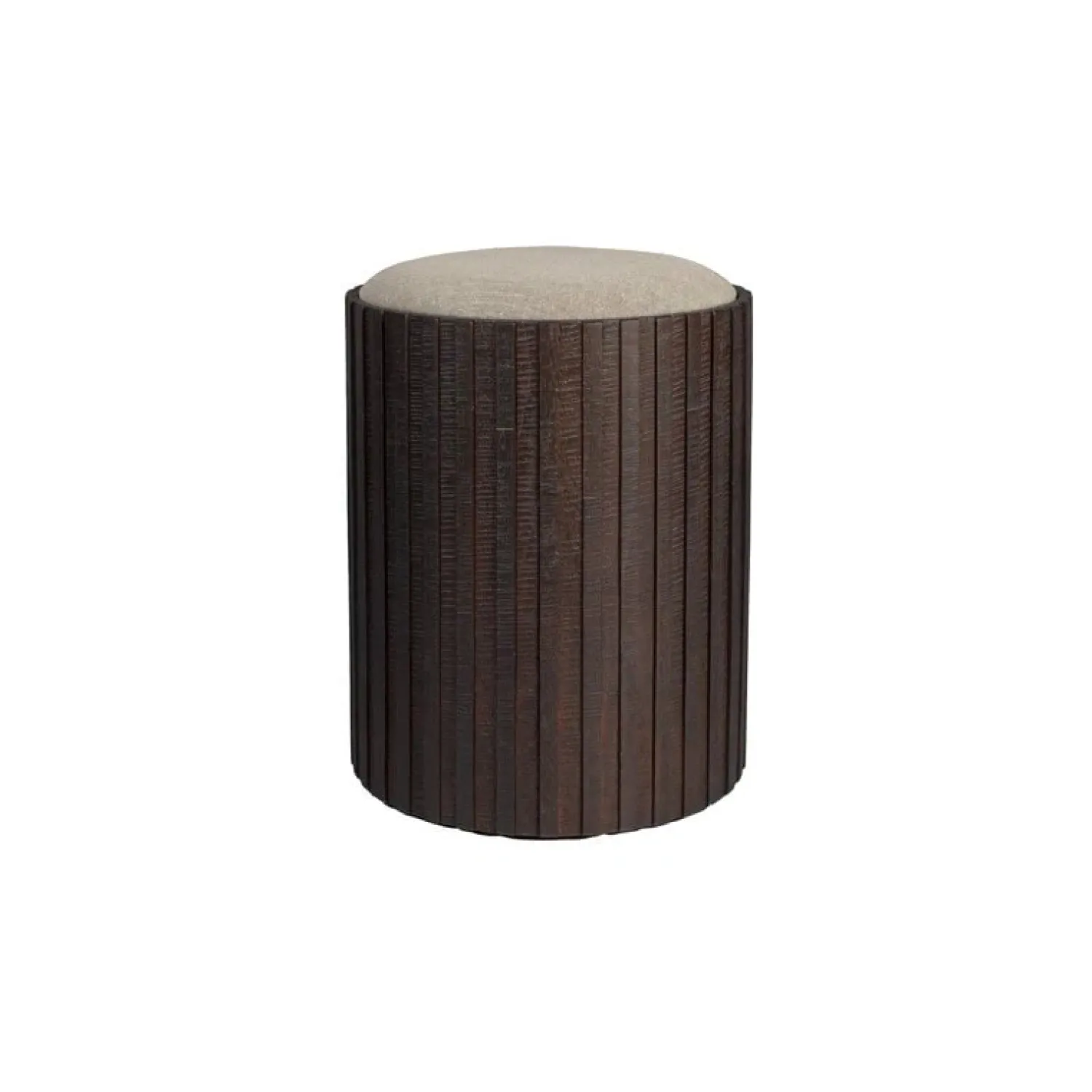 Dutchbone Hockers|Bay Opbergpoef Bruin 40cm