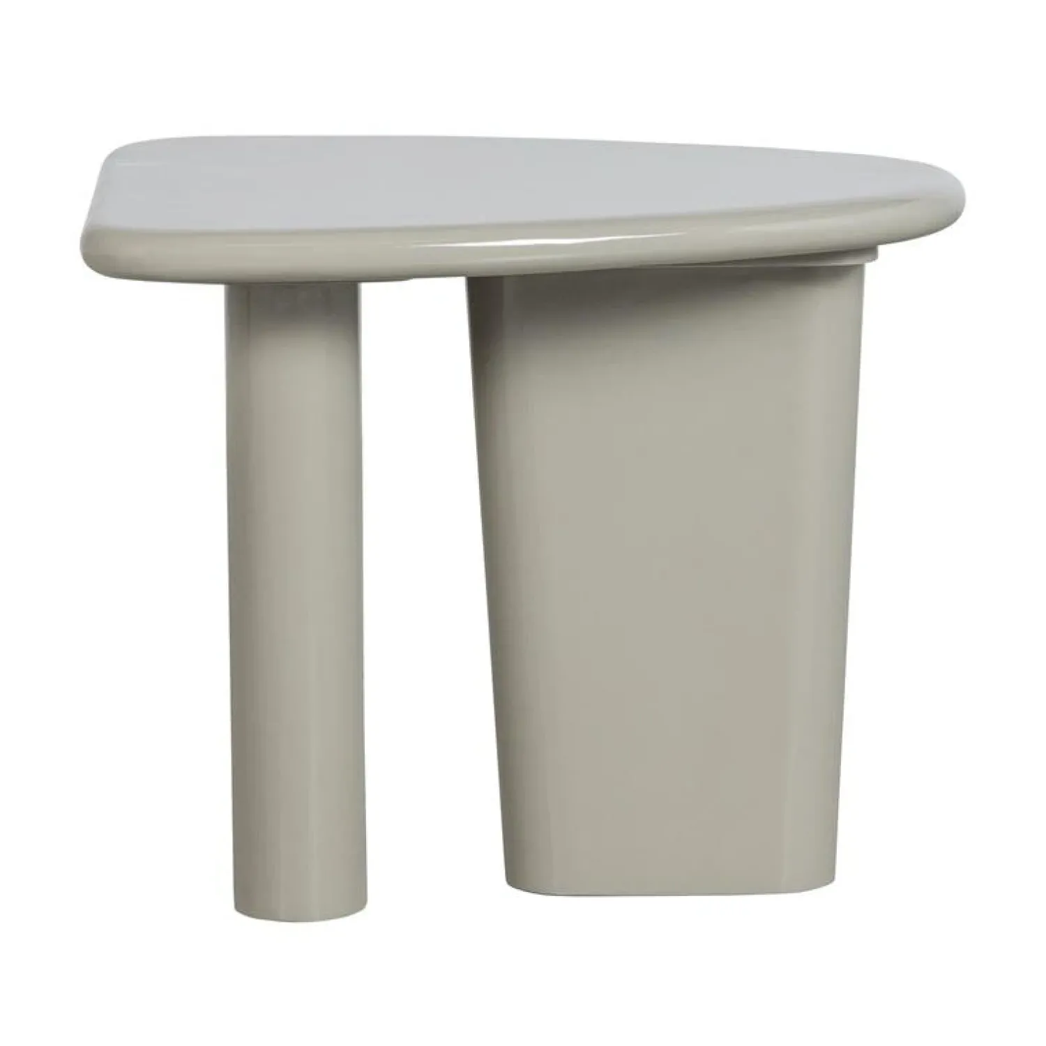 vtwonen Bijzettafels|Beach Bijzettafel mangohout grijs 64cm