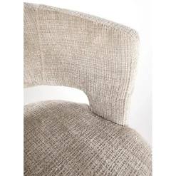Mysons Eetkamerstoelen|Beau eetkamerfauteuil draaipoot Naturel