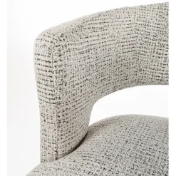 Mysons Eetkamerstoelen|Beau eetkamerfauteuil draaipoot Gebroken wit