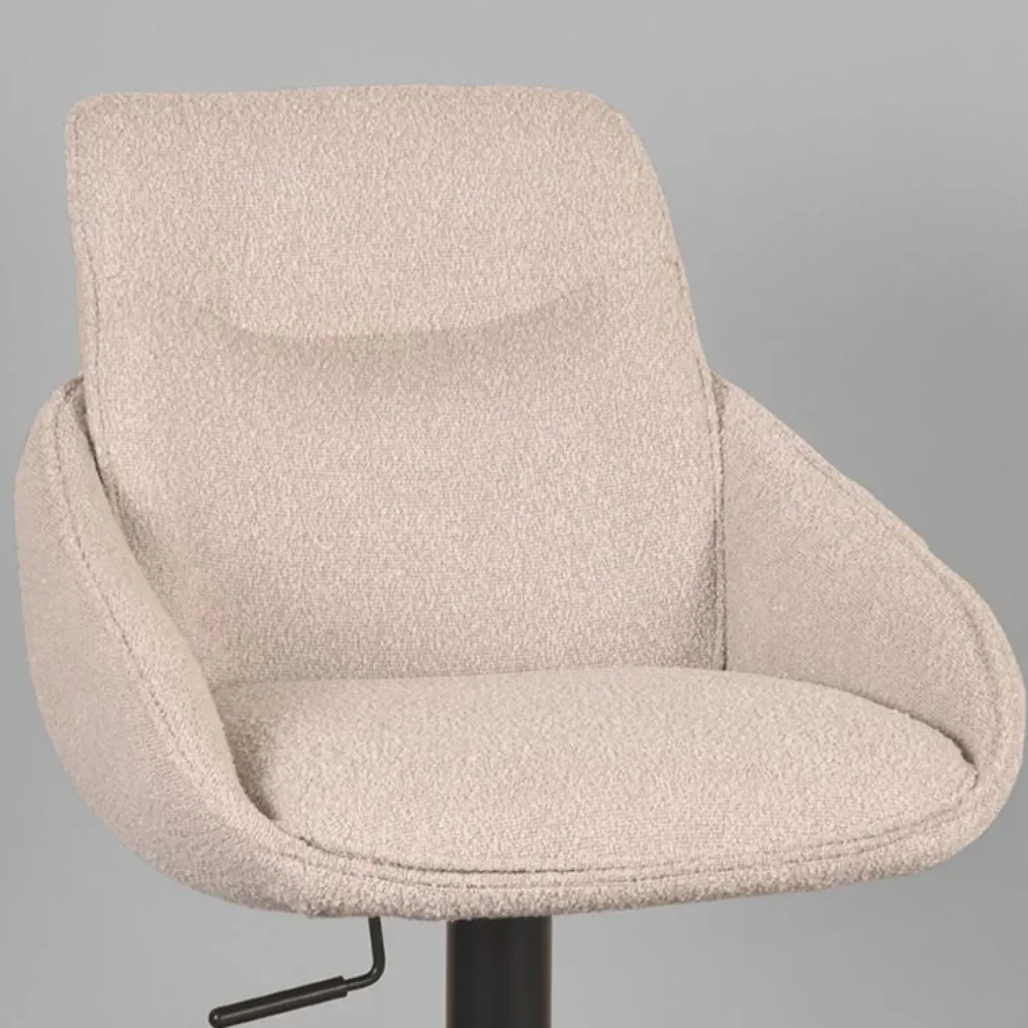 Label51 Barkrukken|Beauty Barkruk verstelbaar Boucle creme