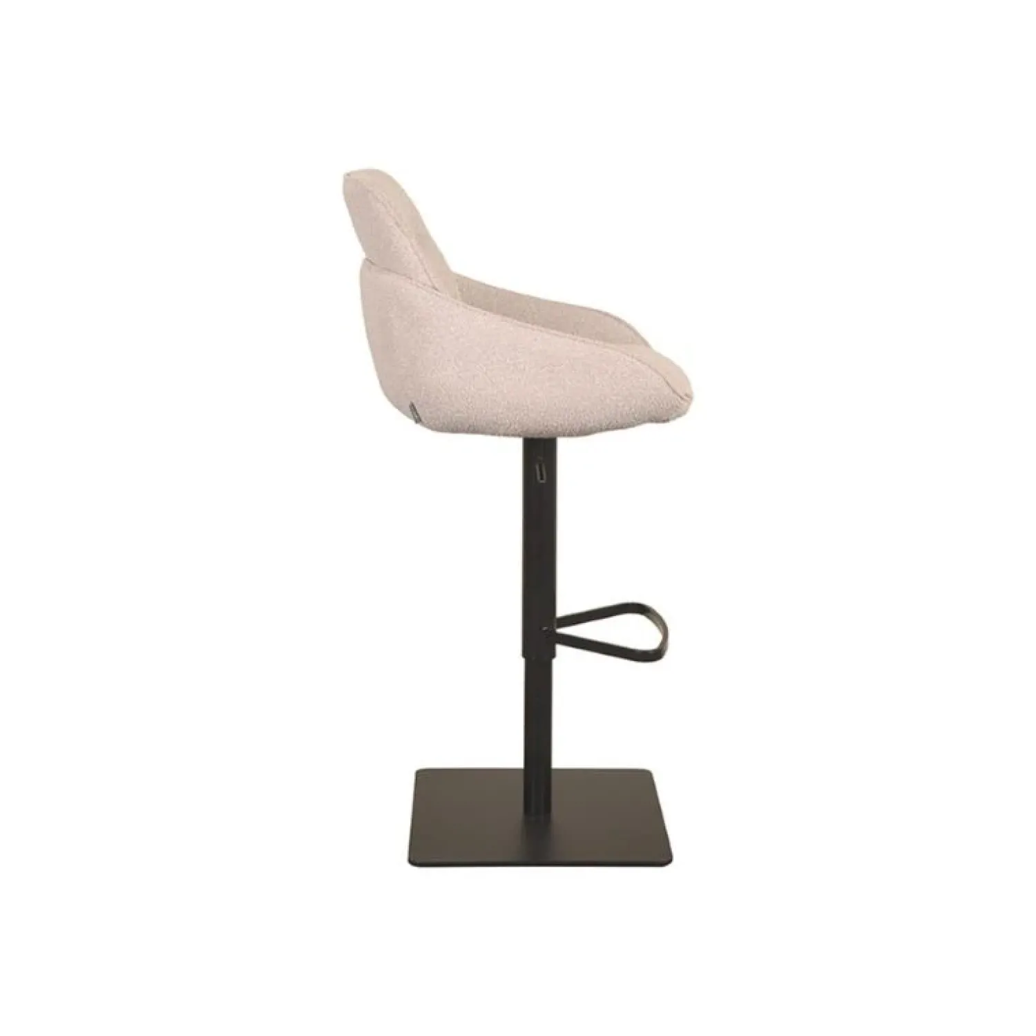 Label51 Barkrukken|Beauty Barkruk verstelbaar Boucle creme