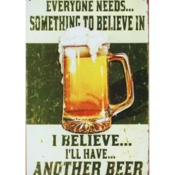 Cavetown Metalen Borden|Beer Believe in - metalen bord
