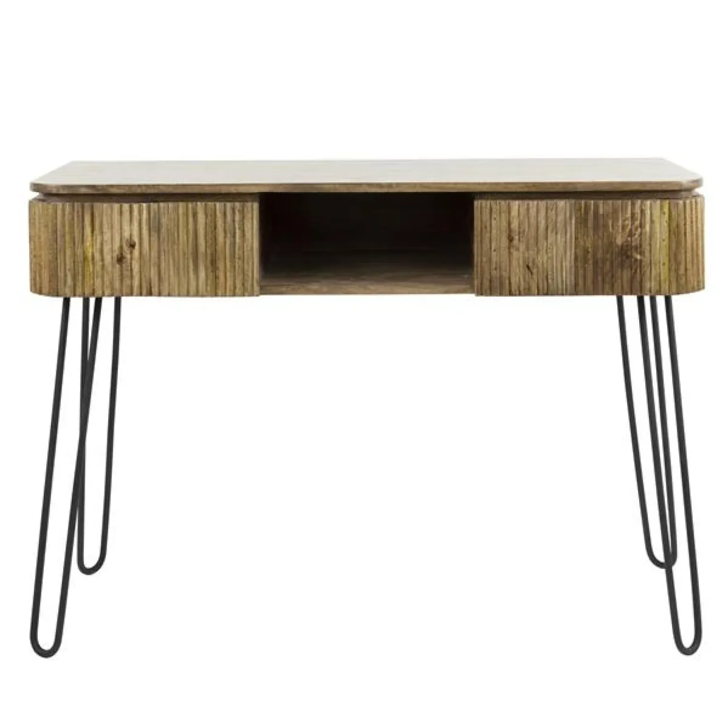 Kalfort Sidetables|Belisa kaptafel 2 lades mangohout 110cm