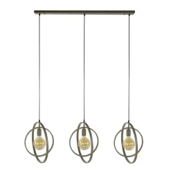 Kalfort Hanglampen|Bellamy 3-lichts Hanglamp Beige