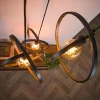 Kalfort Hanglampen|Bellamy 3-lichts hanglamp industrieel getrapt