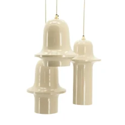 By Boo Hanglampen|Bellure 3-lichts getrapte Hanglamp Beige