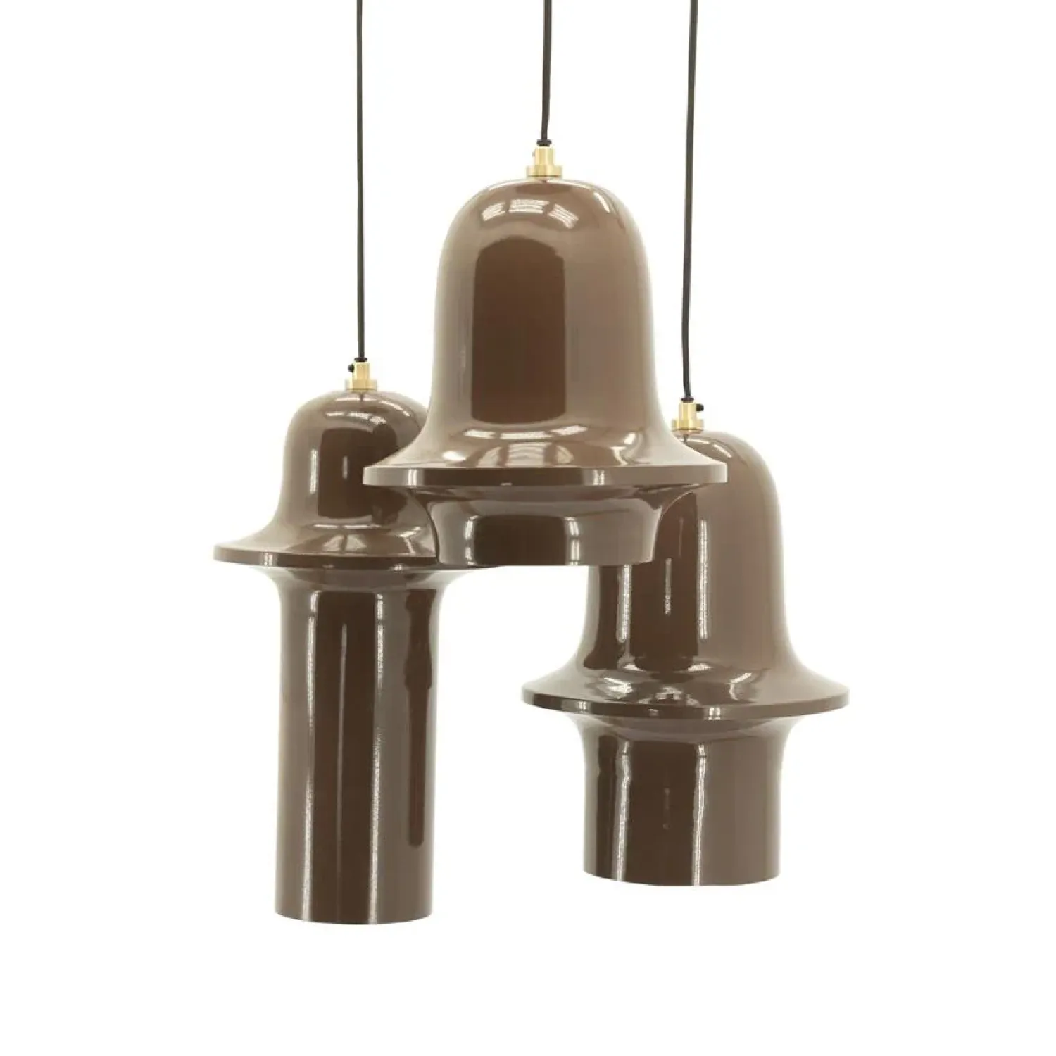 By Boo Hanglampen|Bellure 3-lichts getrapte Hanglamp Bruin