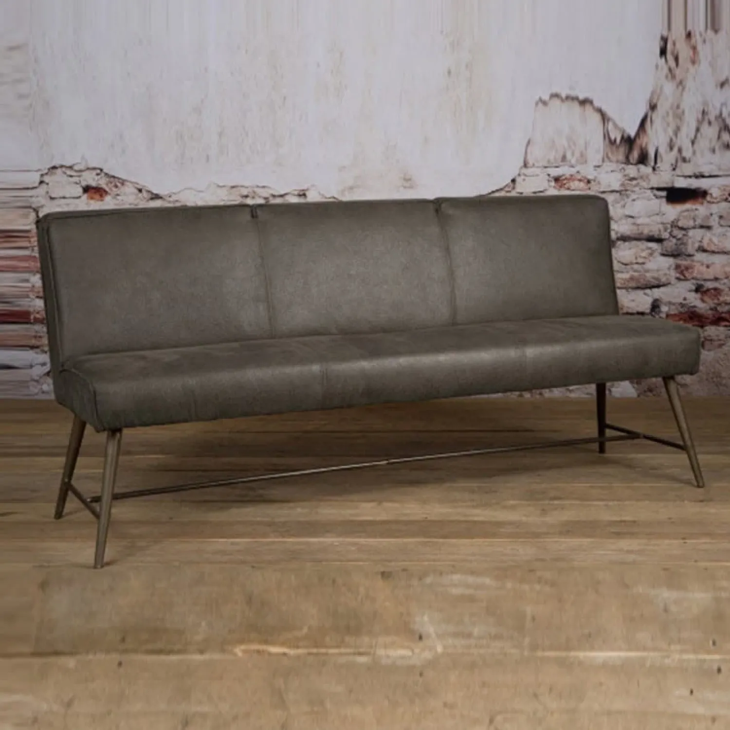 Tower living Eetkamerbanken|Eetkamerbanken|Belmonte Eetkamerbank cherokee grijs 185cm
