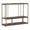 Tower living Wandkasten|Boekenkasten|Belvedere boekenkast laag met 3 planken manghout 120cm